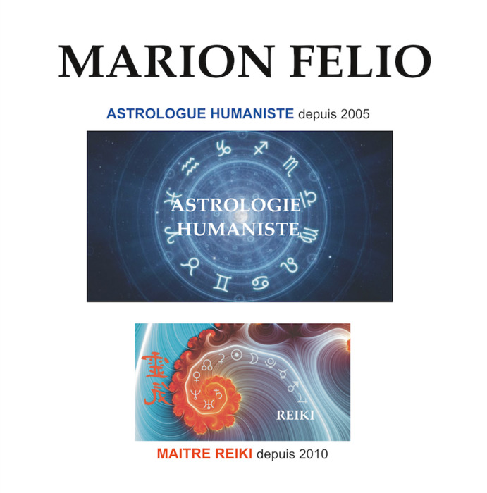 Marion Felio Astrologue Humaniste depuis 2005 et Maitre Reiki depuis 2010